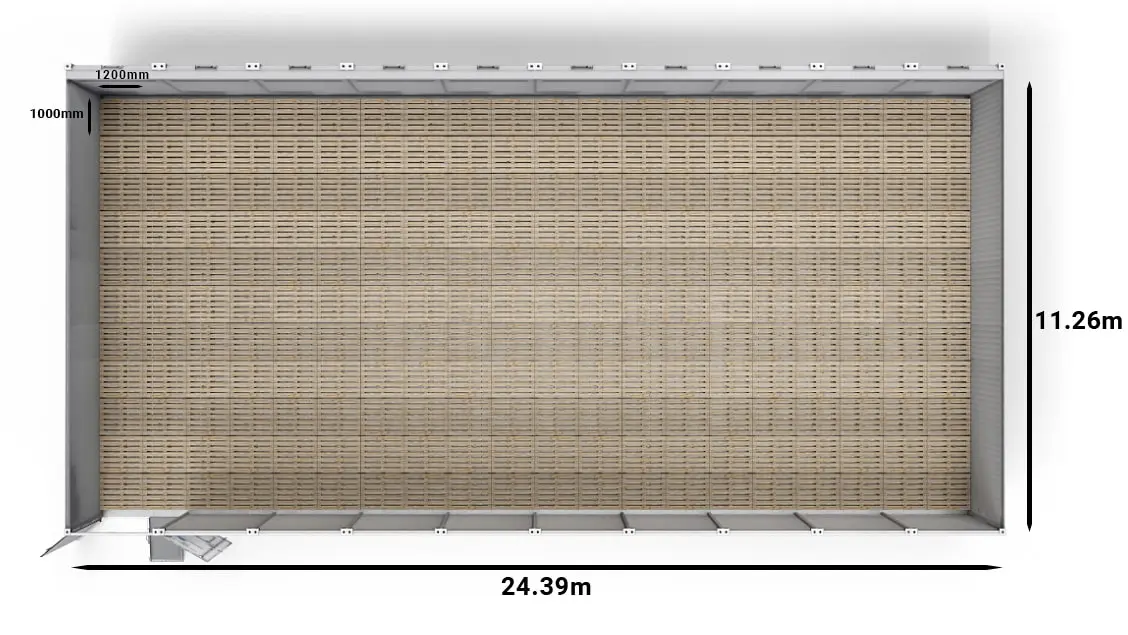 Arctic SuperStore 40ft UK Pallets