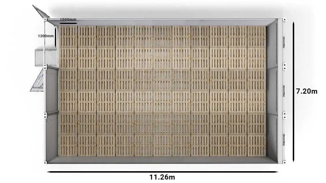 Arctic SuperStore 40ft UK Pallets