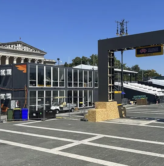 Office Containers for World Athletics Championship in Budapest